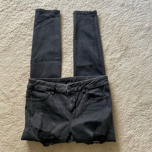 American Eagle Black Jegging Jeans Size 10